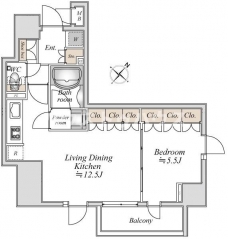 Ｌａ　Ｄｏｕｃｅｕｒ巣鴨の間取り図