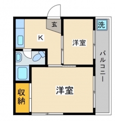 第二東長崎マイコーポの間取り図