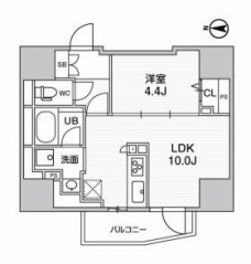 エスタート入谷Ⅰの間取り図