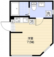 ユニヴェール西新井の間取り図