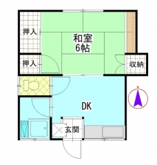 渡辺荘の間取り図