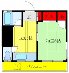 中村ビルの間取り図