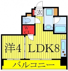 ディームス大塚の間取り図