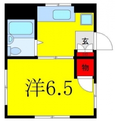 鷲山マンションの間取り図