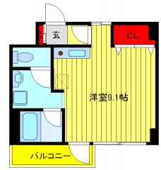 Field　Villageの間取り図