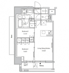 ザ・パークハビオ蕨の間取り図