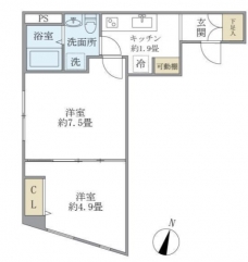 レピュア板橋レジデンスⅡの間取り図
