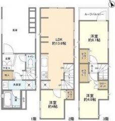 Kolet本蓮沼#03の間取り図