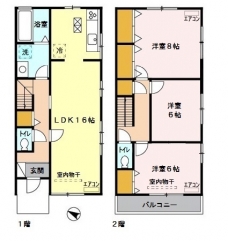 フェルムバレの間取り図