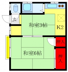 児玉荘の間取り図