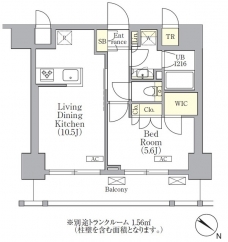 ＯＲＳＵＳ　三ノ輪の間取り図