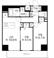 ＳＡＩＯＮ町屋の間取り図