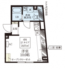 レピュア豊島園レジデンスの間取り図