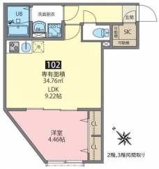 ZEN Machiyaの間取り図