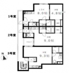 K RESIDENCEの間取り図