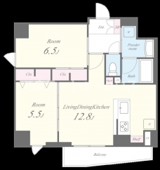 サントゥール駒込の間取り図