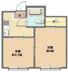オレンジハウス十条の間取り図