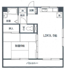 メゾン矢澤の間取り図
