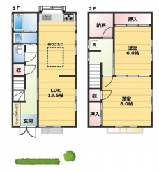 ＡＴハウスの間取り図
