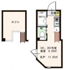セラ上池袋の間取り図