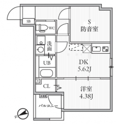 T's Cuore MUSE落合南長崎の間取り図