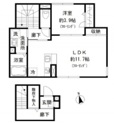 カサグラン池袋の間取り図