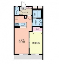グリーンコーポ青木の間取り図
