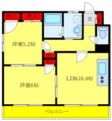 ミドルパークの間取り図