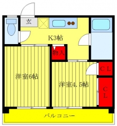 メゾン神谷の間取り図