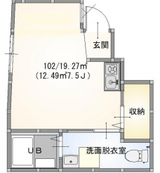 ＣＨＡＭＢＯＲＤ大塚の間取り図