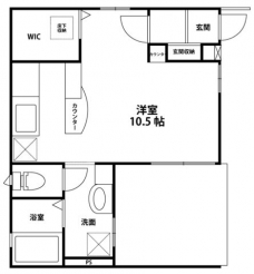 アーバンコート沙羅の間取り図