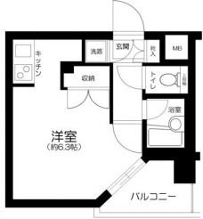 パレステュディオ大塚の間取り図