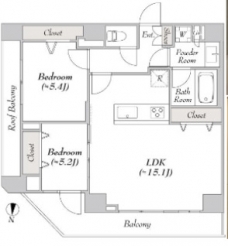 ルミーク大山の間取り図