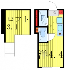 ハーモニーテラス豊島Ⅱの間取り図