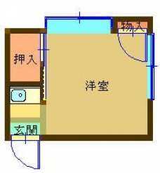 寿々木荘の間取り図