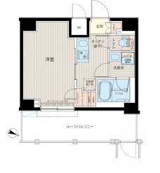 ルーブル中板橋六番館の間取り図