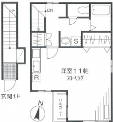 ヴィラ雅風の間取り図