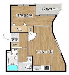 ヴァンクレールの間取り図