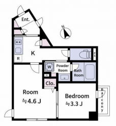 ラヴィエール上中里の間取り図