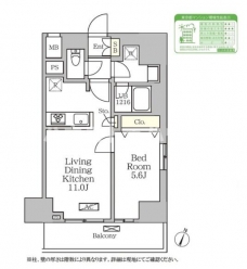 コートレジデンス南大塚の間取り図