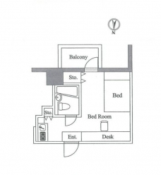 アレックス日乃本の間取り図
