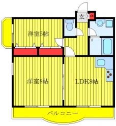 ジェイ・ジルBの間取り図