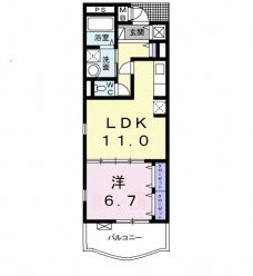 エクセレント　クローバーの間取り図