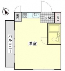 ライオンズマンション北池袋の間取り図