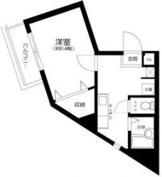Ｔ’ｓ　ｇａｒｄｅｎ滝野川の間取り図