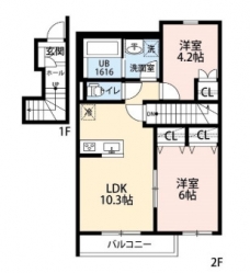 コントレイルⅠの間取り図