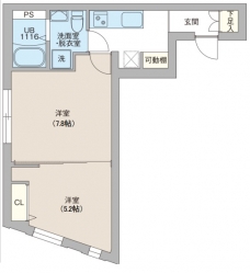 レピュア板橋レジデンスⅡの間取り図