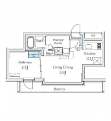 Fika池袋の間取り図