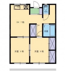 SKハイツ芝新町の間取り図