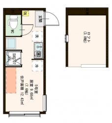 アルモニー千川の間取り図